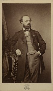 Portret kompozytora François Bazina 1816-1878, ok. 1760. autorstwa Erwin Hanfstaengl