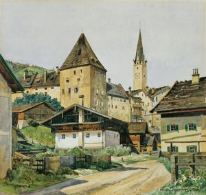 Wieża miejska i opiekuńcza w Kitzbühel autorstwa Erwin Pendl
