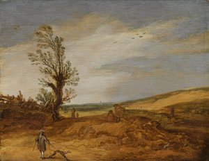 Widok na wydmy autorstwa Esaias van de Velde