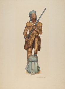Figurant: Davy Crockett, 1938. autorstwa Ethel Dougan