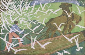 Ptaki za pługiem autorstwa Ethel Spowers