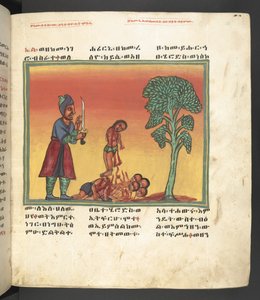 Lub. 607 f030r, Scena z życia Matki Boskiej, z 