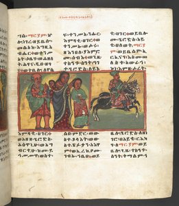 Lub. 607 f046r, Scena z życia Matki Boskiej, z 