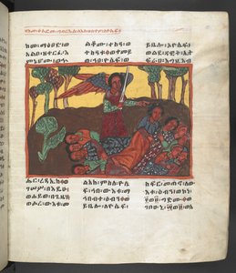 Lub. 607 f058r, Scena z życia Matki Boskiej, z 
