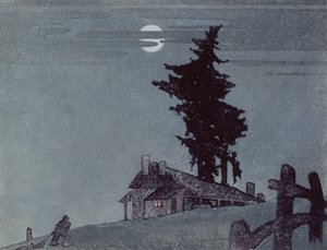 Gospodarstwo, 1937 (linoryt) autorstwa Ethleen Palmer
