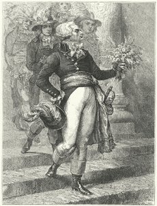 Maximilien Robespierre w dniu Święta Najwyższej Istoty autorstwa Etienne (after) Ronjat