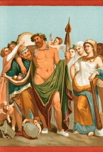 Herkules i Omphale, z obrazu Pompejusza