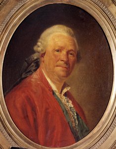 Portret Rittera Christopha Willibalda von Glucka (1714-1787) Niemiecki kompozytor Malarstwo Etienne Aubry (1745-1781) XVIII wiek. Ciemny. 0,62x0,52m.