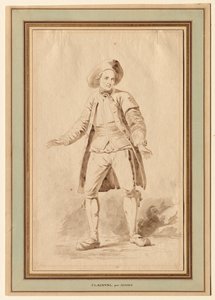 Aktor Clairval, XVIII wiek.