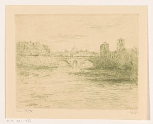 Tyber, Rzym autorstwa Etienne Bosch (signed by artist)