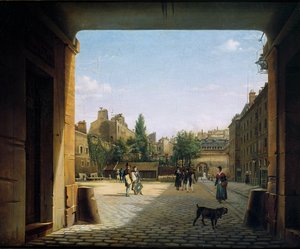 Dziedziniec Institut de France, 1825-62