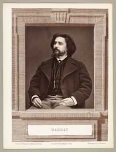 Alphonse Daudet (francuski powieściopisarz, 1849-1897) autorstwa Etienne Carjat