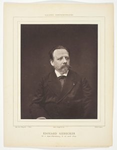 Édouard Siebecker autorstwa Etienne Carjat