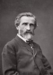 Giuseppe Verdi (1813-1901) 1877 (patrz także 124001) autorstwa Etienne Carjat