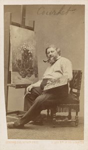Gustave Courbet autorstwa Etienne Carjat