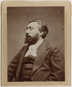 Léon Gambetta (1838-1882), adwokat i polityk. autorstwa Etienne Carjat