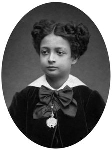 Maurice Dengremont (1867-1893), skrzypek, jako dziecko, 1876 r. autorstwa Etienne Carjat