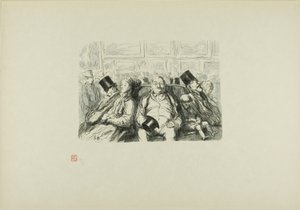 Paryż, wielka wystawa sztuki: W Wielkim Salonie, Chwila refleksji autorstwa Etienne Carjat