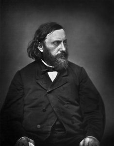 Pierre Dupont (1821-1870) francuski poeta, fot. Carjat