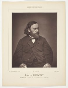 Pierre Dupont autorstwa Etienne Carjat