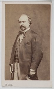 Portret Giuseppe Palizziego (1813-1887), malarza włoskiego. autorstwa Etienne Carjat