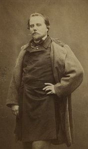 Portret Charlesa Basseta (1822-1869) najbardziej znanego pod pseudonimem Adrien Robert. autorstwa Etienne Carjat
