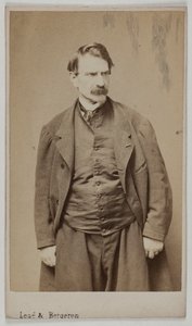 Portret François Delsarte, ok. 1870-90 (odbitka albuminowa) autorstwa Etienne Carjat