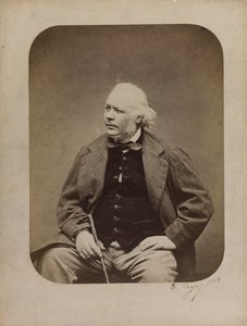 Portret Honoré Daumiera 1808-1879, 1864. autorstwa Etienne Carjat