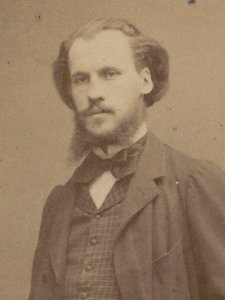 Portret kompozytora Charlesa Lenepveu 1840-1910 , 1870. autorstwa Etienne Carjat