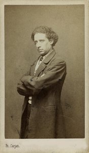 Portret kompozytora Oliviera Métry 1830-1889 . autorstwa Etienne Carjat
