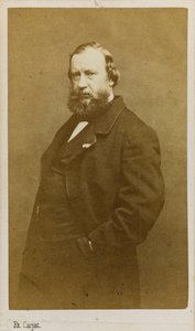 Portret artysty Constant Troyon 1810-1865, początek lat 60. XIX wieku. autorstwa Etienne Carjat