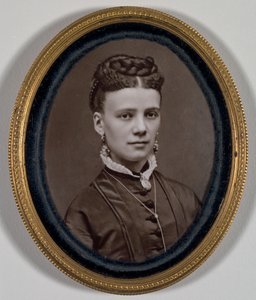 Portret kobiety bez tytułu, 1879. autorstwa Etienne Carjat