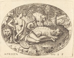 Afryka autorstwa Etienne Delaune
