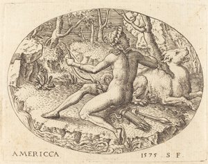 Ameryka autorstwa Etienne Delaune