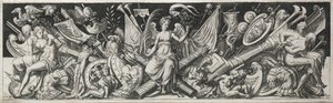 Walki i triumfy, prawdopodobnie 1560. autorstwa Etienne Delaune