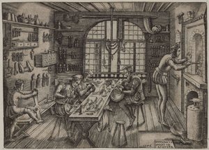 Sklep złotniczy, 1576.