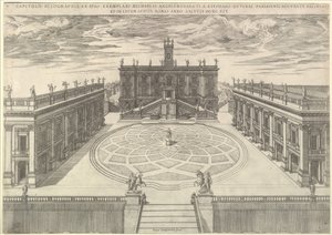 Widok rzymskiego kapitolu, 1569