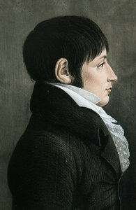 Portret mężczyzny (pastel na papierze) autorstwa Etienne Esperance Bouchardy