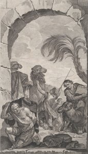 Kaplica podrzutków w Paryżu: Suita Trzech Króli: poganiacze i tragarze wielbłądów..., 1756.