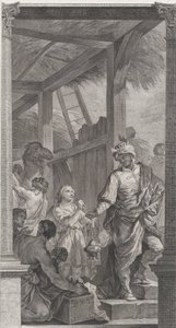 Kaplica podrzutków w Paryżu: Le Roi mag Balthazar et sa suite, 1752.