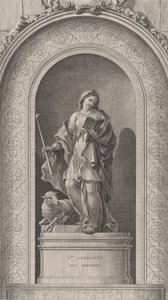 Kaplica podrzutków w Paryżu: Sainte Geneviève des Ardents, 1757., 1757.