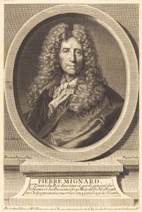 Pierre Mignard autorstwa Étienne Ficquet after Hyacinthe Rigaud