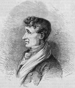 Portret Josepha Jouberta (1754-1824), francuskiego pisarza. Grawer Bocour w „”Le Magasin malownicze””
