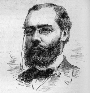 Portret Maurice Rouvier (1842-1911), francuskiego prawnika, bankiera, dziennikarza i polityka. Grawerowanie Bocour w „”Le Monde Illustré””n°1287 z 26 listopada