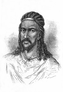 Portret cesarza (ras) Teodora z Abisynii.