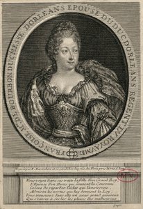 Françoise-Marie de Bourbon przez Desrochers, Etienne Jahandier, autorstwa Etienne Jehandier Desrochers