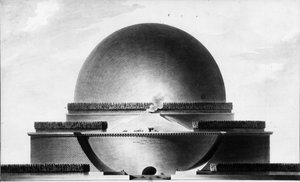 Cenotaf w Newton - E.L. Boullée.