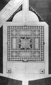 Mapa Biblioteki Publicznej - E.L. Boullée.