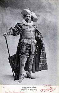 Constant Coquelin znany jako Coquelin aîné (1841 - 1909) w stroju Cyrano de Bergerac (zdjęcie)