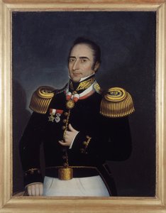 Portret Andre Hipolito (Hippolita) Boucharda, który brał udział w rewolucji Bouenos-Ayres 25 maja 1810, autorstwa Etienne